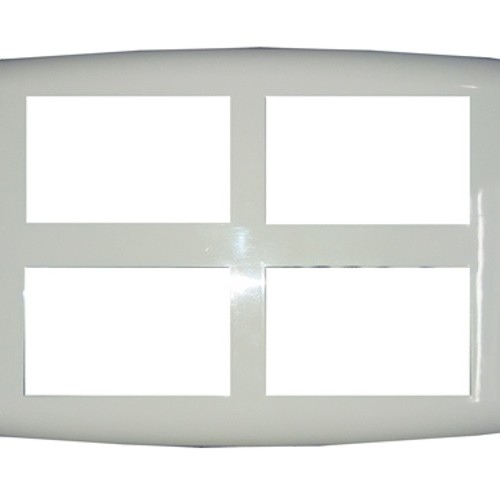 Honeywell MK Wraparound W26016 16M White Cover Plate With Frame