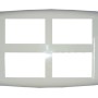 Honeywell MK Wraparound W26016 16M White Cover Plate With Frame