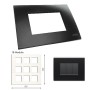 GM Casablanca PLSB18010 18M Soft Black Currant Cover Plate With Frame