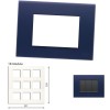 GM Casablanca PLSB18010 18M Soft London Blue Cover Plate With Frame