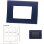 GM Casablanca PLSB18010 18M Soft London Blue Cover Plate With Frame