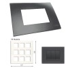 GM Casablanca PLSB18010 18M Soft Magic Grey Cover Plate With Frame