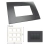 GM Casablanca PLSB18010 18M Soft Magic Grey Cover Plate With Frame