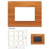 GM Casablanca PNSB18010 18M Wood Burma Teak Cover Plate With Frame
