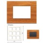 GM Casablanca PNSB18010 18M Wood Burma Teak Cover Plate With Frame