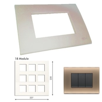 GM Casablanca POSB18010 18M Candy Cool Coffee Cover Plate With Frame