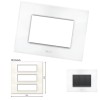 GM Casaviva PXSF18010 18M Glossy White Cover Plate With Frame