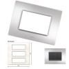 GM Casaviva PYSF18010 18M Metalik Brazil Silver Cover Plate With Frame