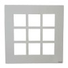 Honeywell MK Citric CW118WHI 18 Module Cover Plate With Frame