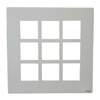 Honeywell MK Citric CW118WHI 18 Module Cover Plate With Frame