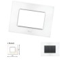 GM Casaviva PXSF02002 2M Glossy White Cover Plate With Frame