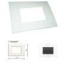 GM Casablanca PKSB03009 3M Glossy White Cover Plate With Frame
