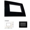 GM Casaviva PXSF03009 3M Glossy Black Cover Plate With Frame