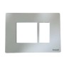Honeywell MK Citric CW103WHI 3 Module Cover Plate With Frame