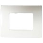 Norisys Cube C5403.01 3 Module Vector Frost White Cover Plate With Frame