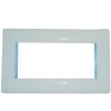 ABB 4 Module Lumina Cover Plate With Frame