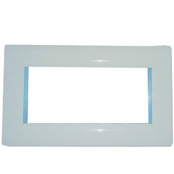 ABB 4 Module Lumina Cover Plate With Frame