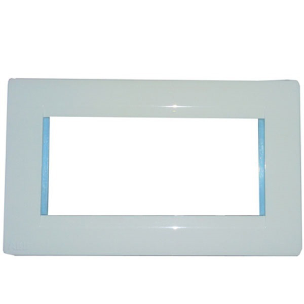 ABB 4 Module Lumina Cover Plate With Frame