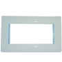 ABB 4 Module Lumina Cover Plate With Frame