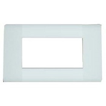 ABB 4 Module Sleek Cover Plate With Frame