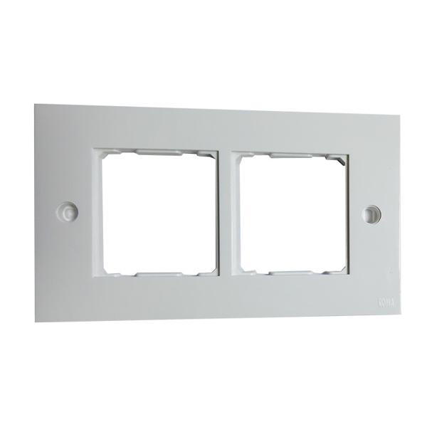 Anchor Roma Deko 21339WH 4M White Cover Plate With Frame