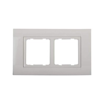 Anchor Roma Tresa 30249WH 4M White Cover Plate With Frame