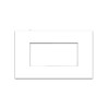 Micron Artize 4 M White Cover Plate With Frame