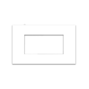 Micron Artize 4 M White Cover Plate With Frame