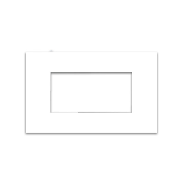 Micron Artize 4 M White Cover Plate With Frame