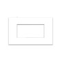 Micron Artize 4 M White Cover Plate With Frame