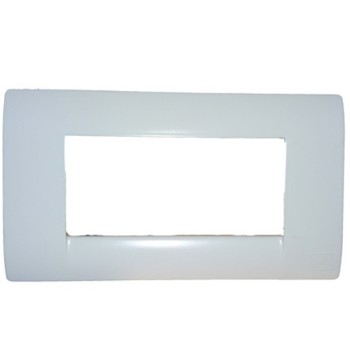 Honeywell MK Blenze DW104WHI 4M White Cover Plate With Frame