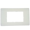 Honeywell MK Wraparound S26004 4M White Cover Plate With Frame