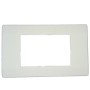Honeywell MK Wraparound S26004 4M White Cover Plate With Frame