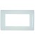 Honeywell MK Wraparound S26005 5M White Cover Plate With Frame