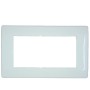 Honeywell MK Wraparound S26005 5M White Cover Plate With Frame