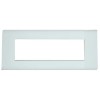 ABB 6 Module Snieo Cover Plate With Frame