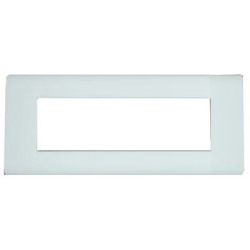 ABB 6 Module Snieo Cover Plate With Frame