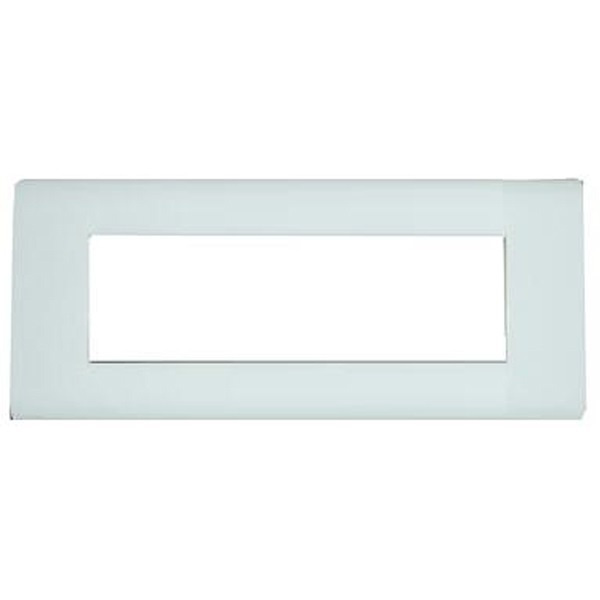 ABB 6 Module Snieo Cover Plate With Frame