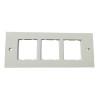 Anchor Roma Deko 21340WH 6M White Cover Plate With Frame