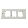 Anchor Roma Deko 21340WH 6M White Cover Plate With Frame