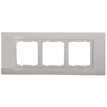 Anchor Roma Tresa 30250WH 6M White Cover Plate With Frame