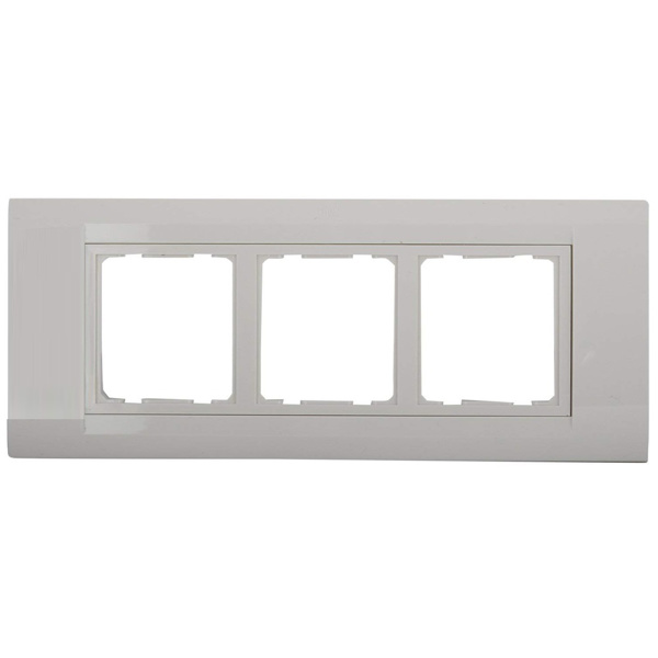 Anchor Roma Tresa 30250WH 6M White Cover Plate With Frame