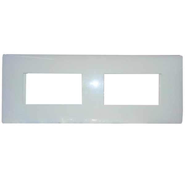 Legrand Mylinc 675566 6M White Cover Plate With Frame