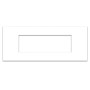 Micron Artize 6 M White Cover Plate With Frame