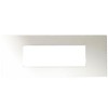 Norisys Cube C5406.01 6 Module Vector Frost White Cover Plate With Frame