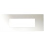 Norisys Cube C5406.01 6 Module Vector Frost White Cover Plate With Frame