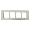 Anchor Roma Deko 30431WH 8M Horizontal White Cover Plate With Frame