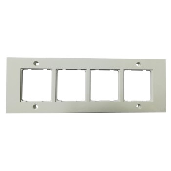 Anchor Roma Deko 30431WH 8M Horizontal White Cover Plate With Frame
