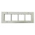 Anchor Roma Deko 30431WH 8M Horizontal White Cover Plate With Frame