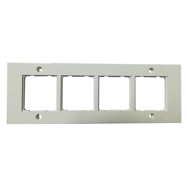 Anchor Roma Deko 30431WH 8M Horizontal White Cover Plate With Frame
